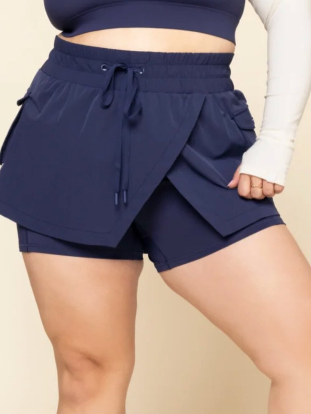 Popflex Navy Hiking Superskort (size XL)